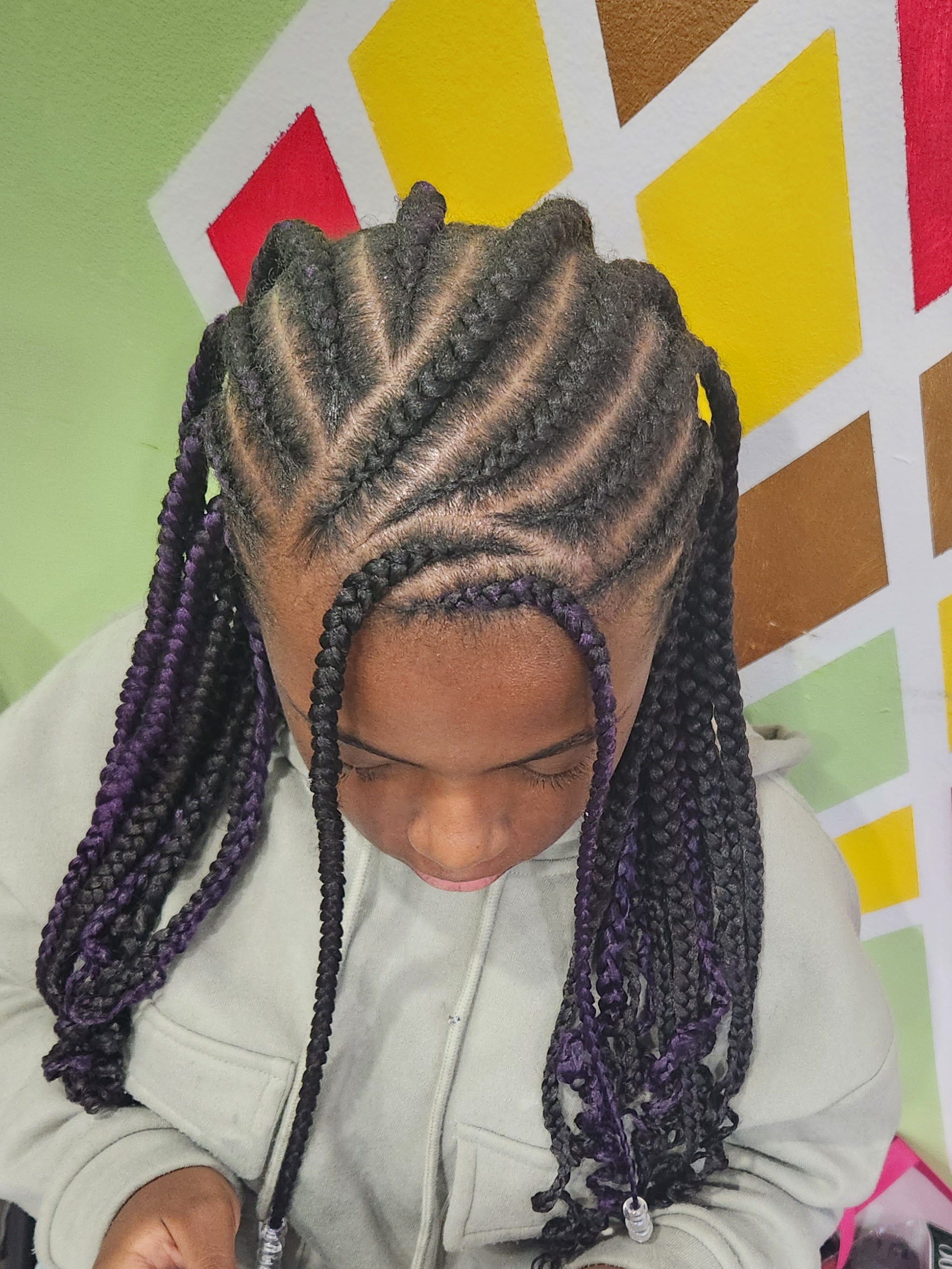 Knotless-braids photo